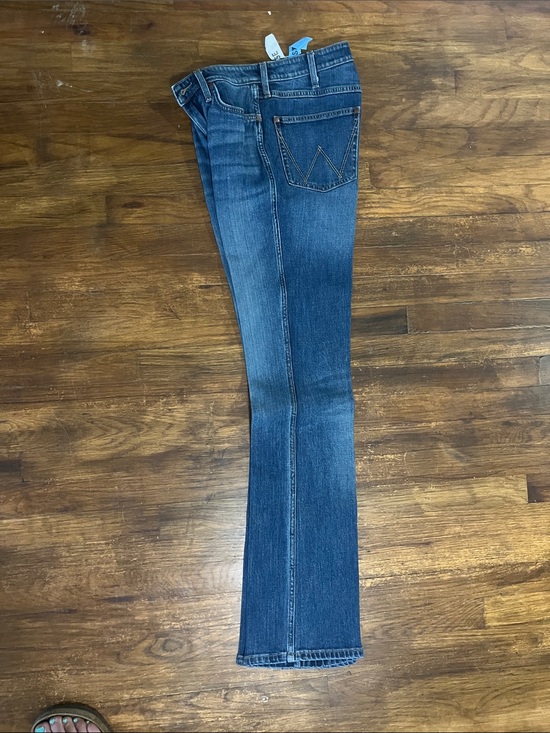Wrangler Denim - Wrangler Retro Women's Dark Blue High Rise Bootcut Jeans